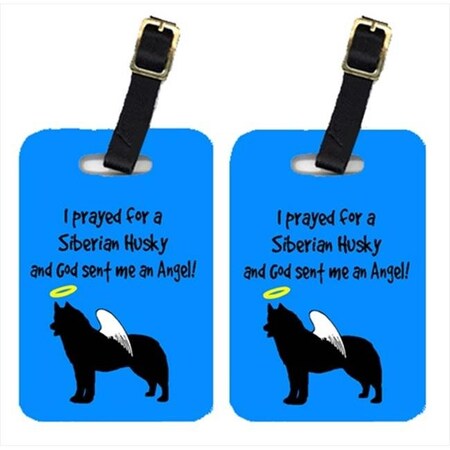 Carolines Treasures Carolines Treasures AN1094BT Siberian Husky Luggage Tag - Pair 2; 4 x 2.75 In. AN1094BT